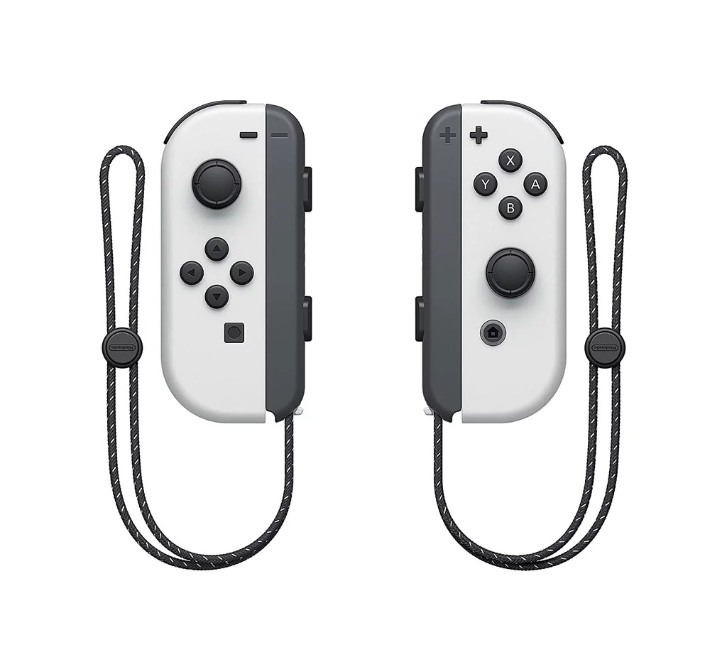 Nintendo Switch OLED White Joy-Con Console & Controller Skin Voucher Bundle I72678