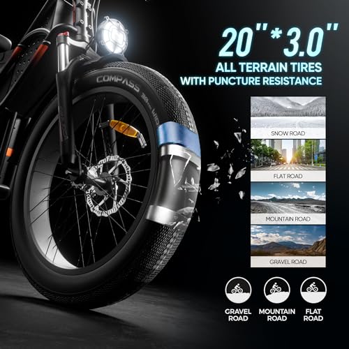 1000W 48V 30Ah Full Suspension Fat Tire Electric Bike N47767
