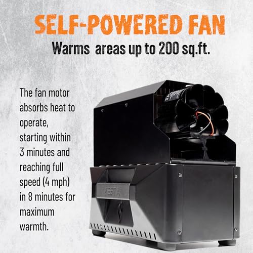 Compact Self-Powered Camping Heater & Stove O332355