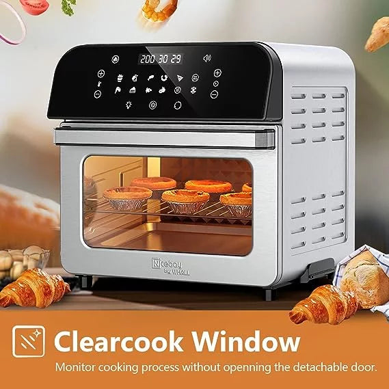 Silver 12QT Air Fryer Convection Oven S485