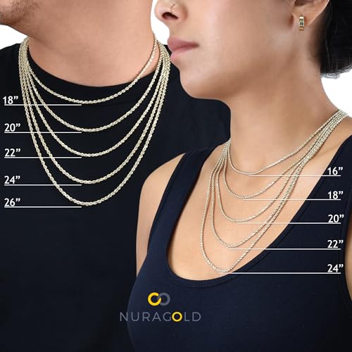 14k Yellow Gold Miami Cuban Link Chain Pendant Necklace L5544