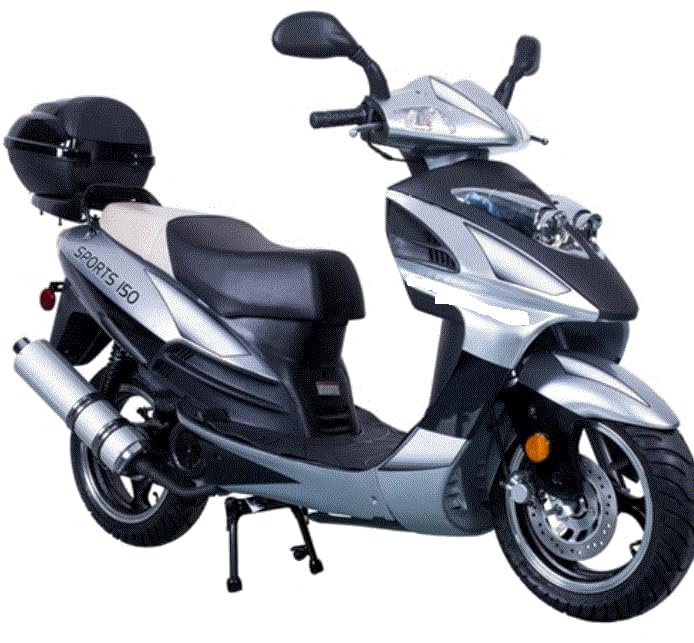 150cc Gas Fully Automatic Street Legal Scooter with Matching Trunk U98996