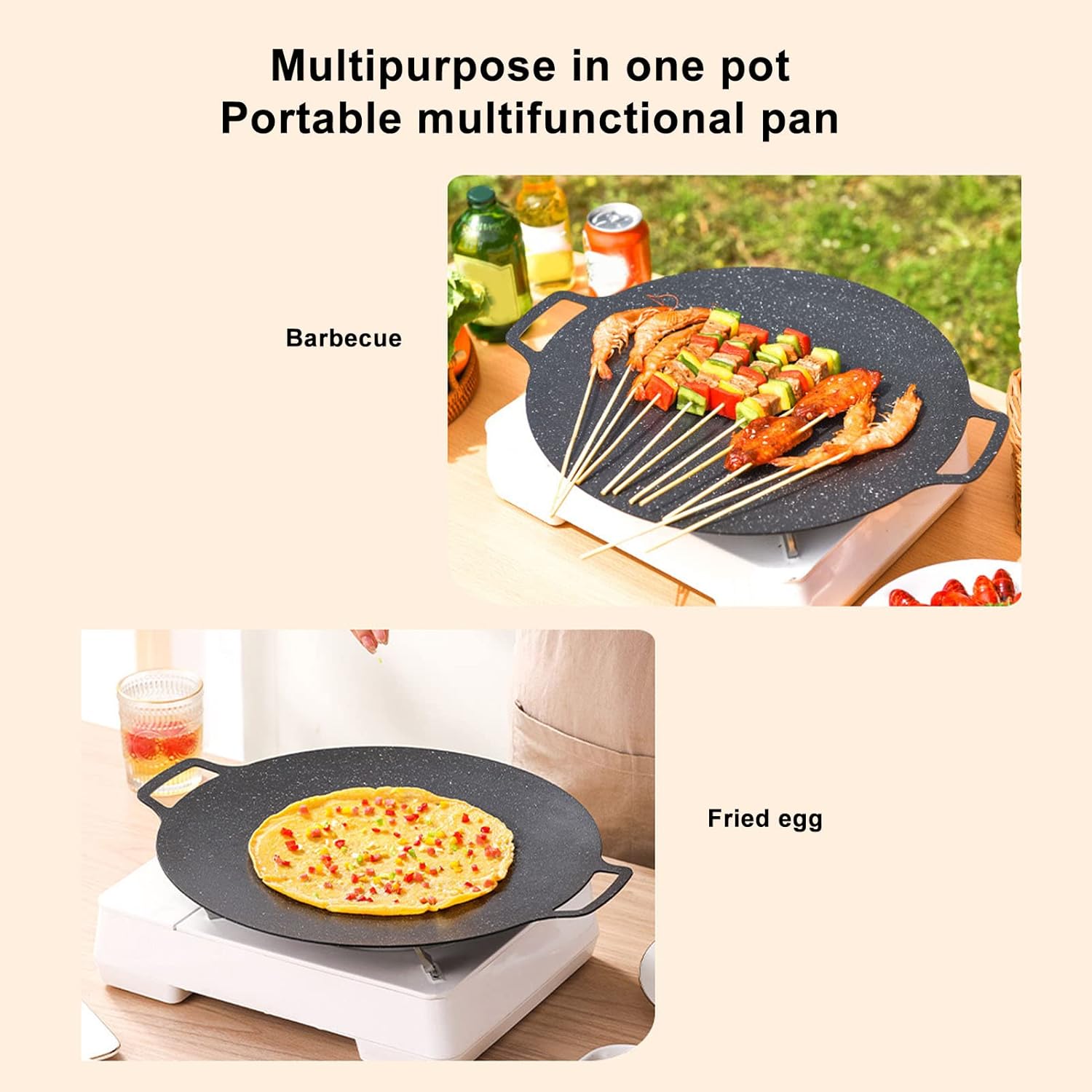 Non Stick Circular Korean Bbq Grill Pan (30cm) N507035