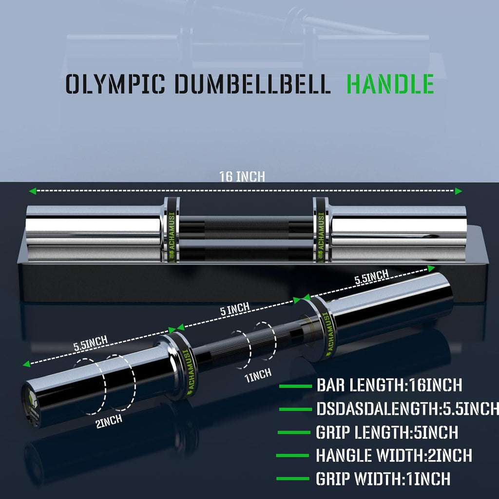 16" Loadable Dumbbell Bar Pair for 2” Weight Plates G216