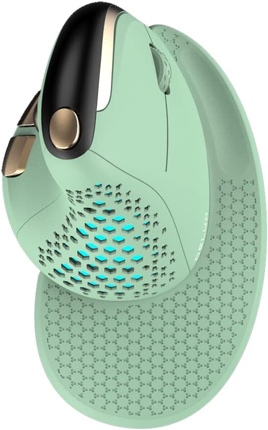 Wireless Ergonomic Vertical Mouse with OLED Screen, 7200DPI, Rechargeable C330
