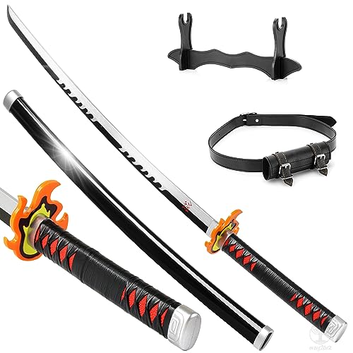 41" Wooden Katana with Belt & Stand P831