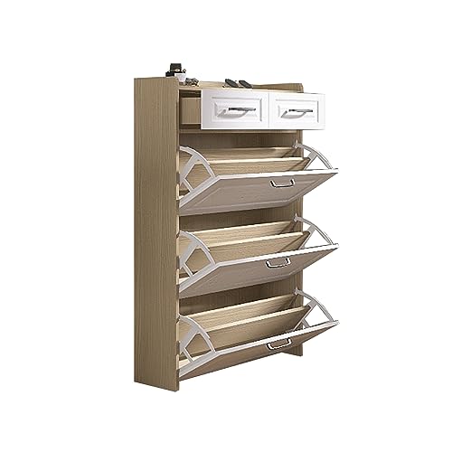 Shoe Cabinet with 3 Flip Drawers and 2 Drawers Z434