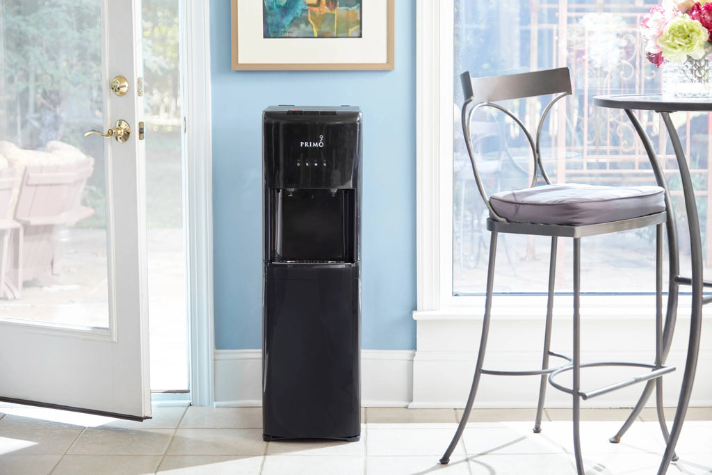 Black Bottom Loading Hot Cold Water Dispenser L1081