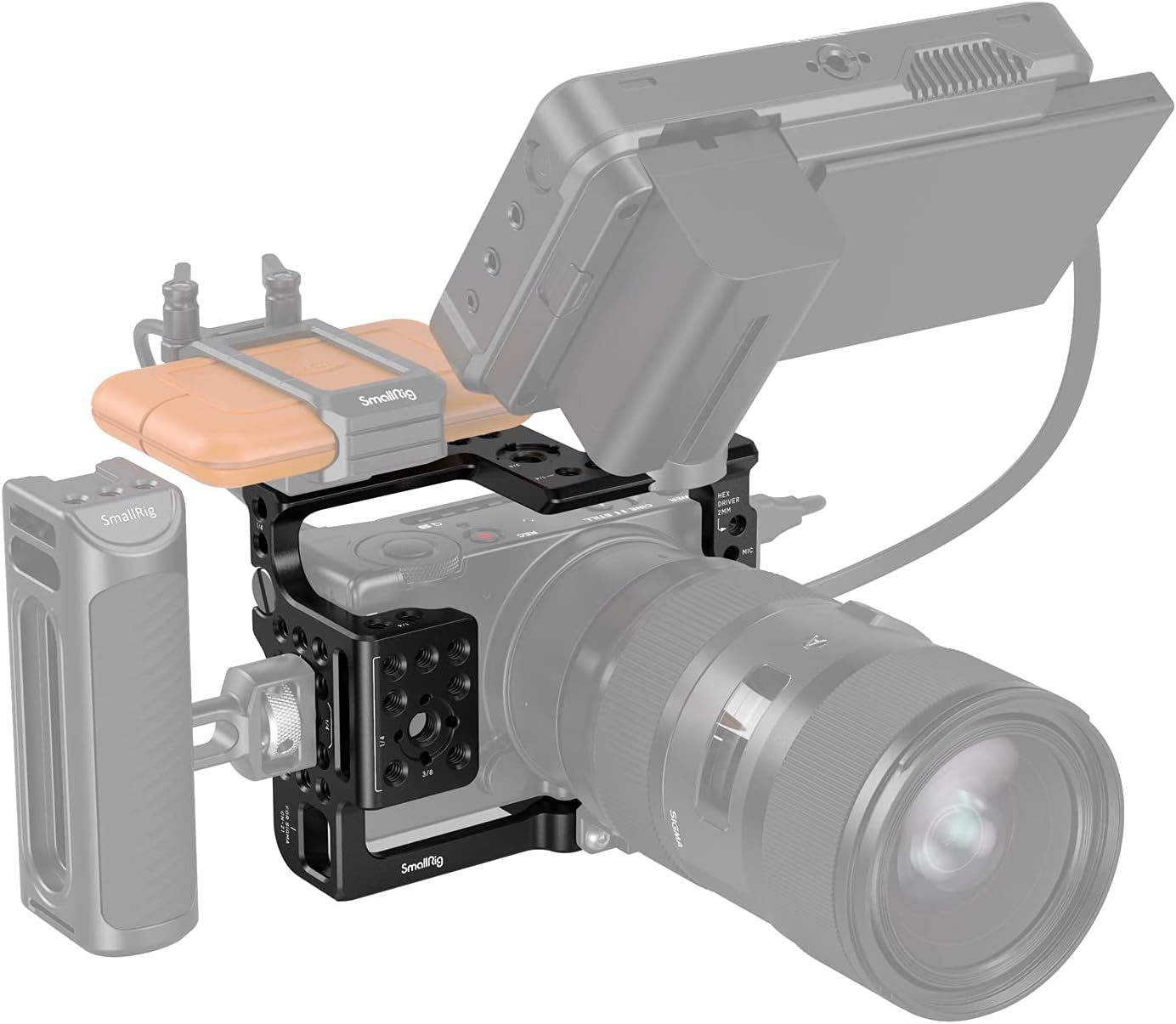 Full Cage with NATO Rail and Threaded Holes S3010