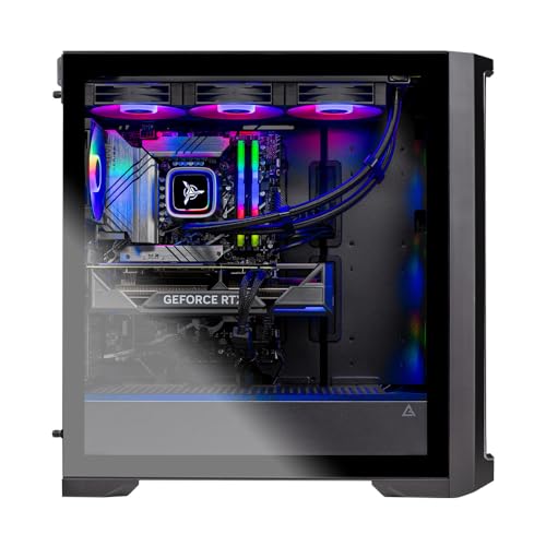 Intel Core-i7 9700KF 3.6GHz RTX 2060 6GB 16GB DDR4 3000 1TB SSD Black Gaming PC Desktop K834