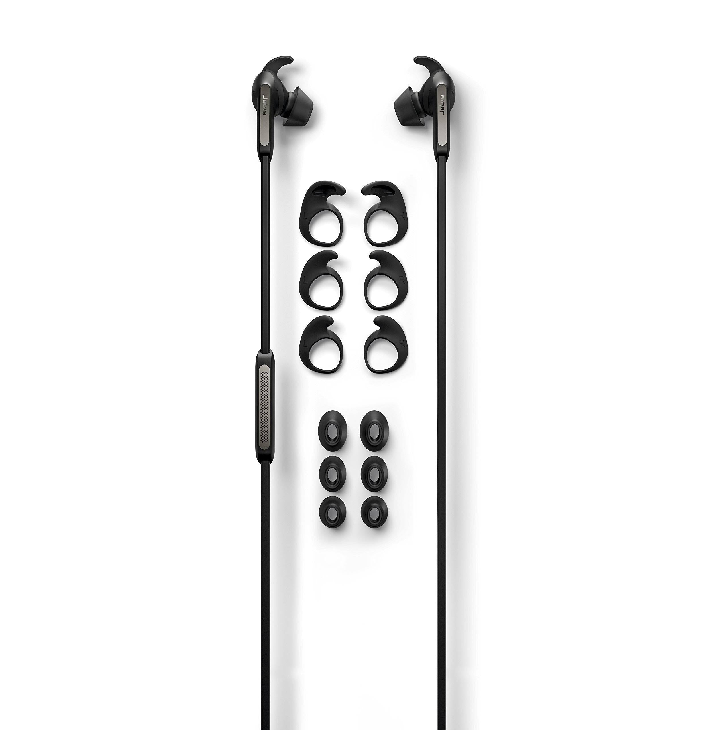 Titanium Black Bluetooth Wireless In-Ear Earphones with Mic Y2127