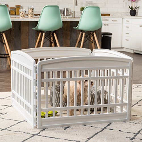 8-Panel 24" Black Dog Playpen C8514