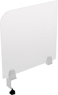 Frosted Acrylic Desk Privacy Panels, 17'' W x 18'' H R9673