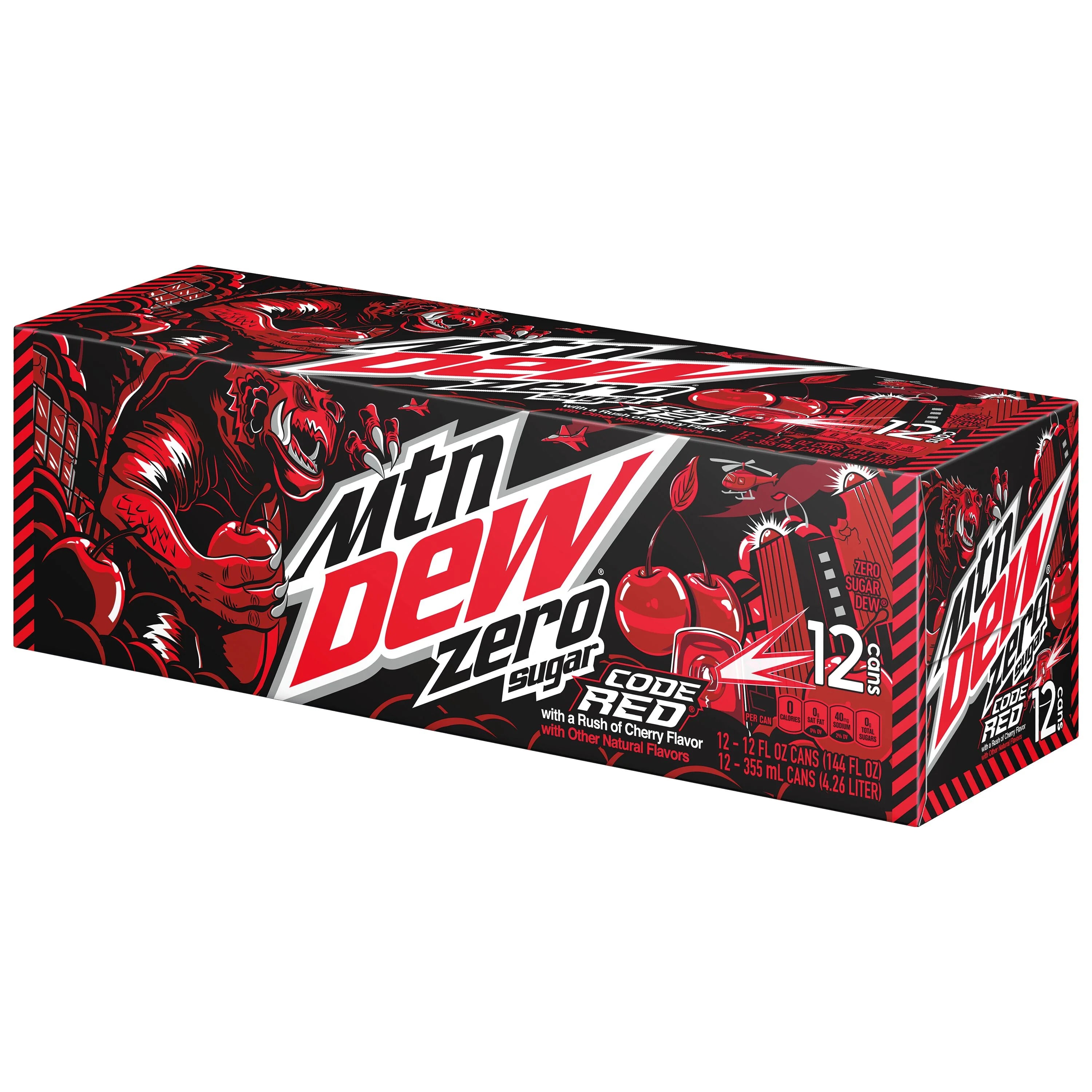 12 fl oz 12 Pack Cans Cherry Citrus Soda Pop G84589