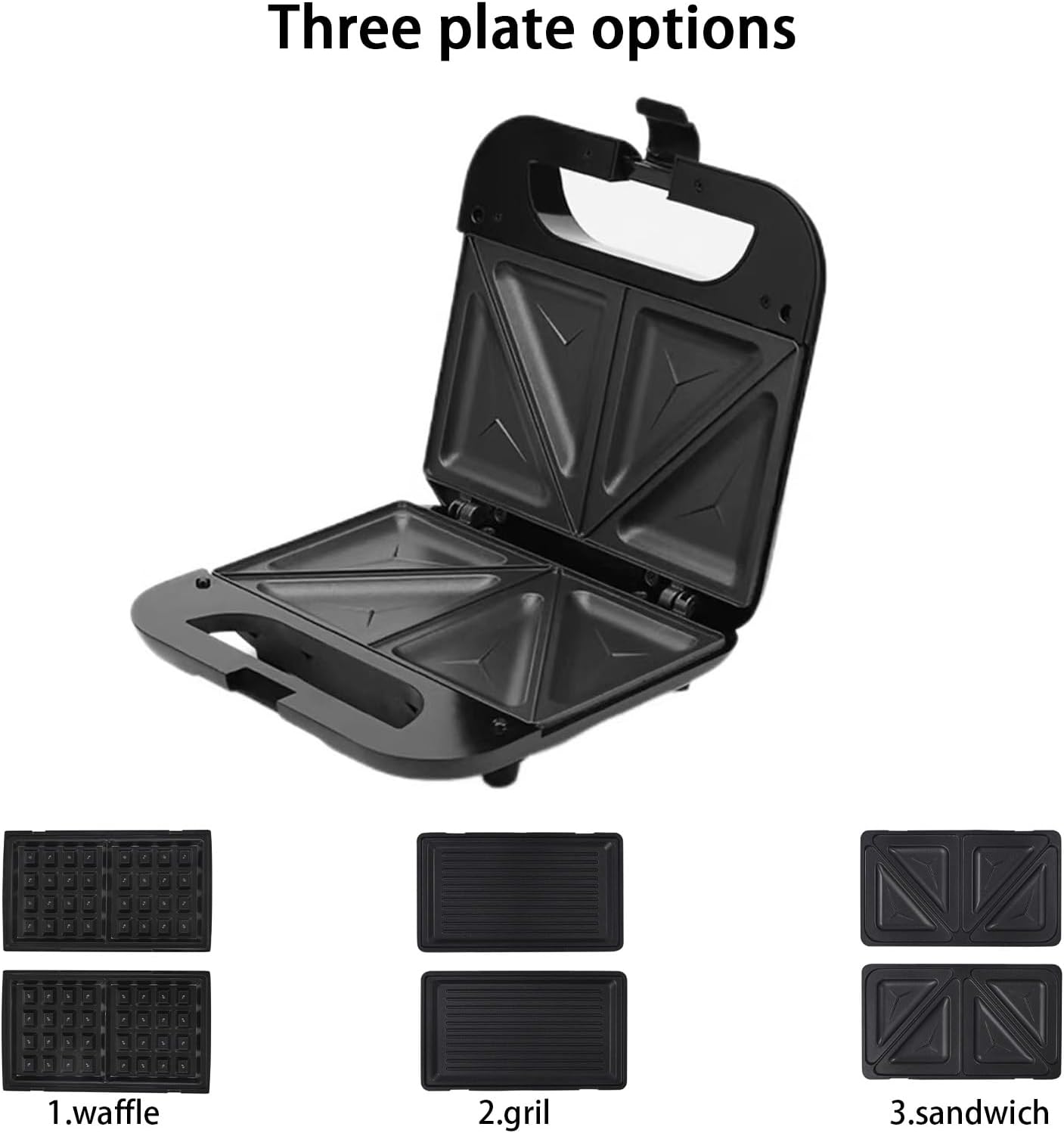Waffle Maker with Removable Non-Stick Tray, 2-Slice, 750W C593
