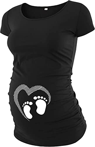 Pack of 3 Maternity Shirts with Ruched Sides I308