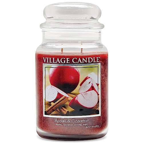 Apples & Cinnamon Large Apothecary Jar Scented Candle, 21.25 oz. Z42084