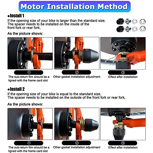 48V 350W Rear Hub Motor Ebike Conversion Kit with LCD Display Q9935