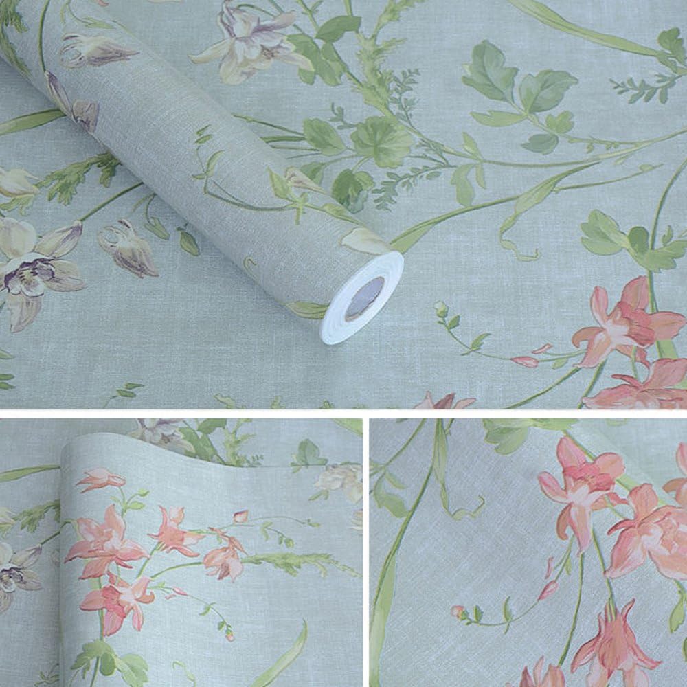 Light Green 17.7 Inch by 13 Feet Self-Adhesive Shelf Liner Q77556