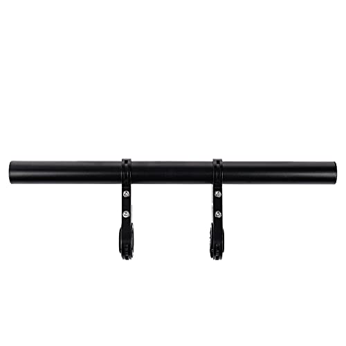 Black Aluminum Alloy 30cm Handlebar Extender U458075