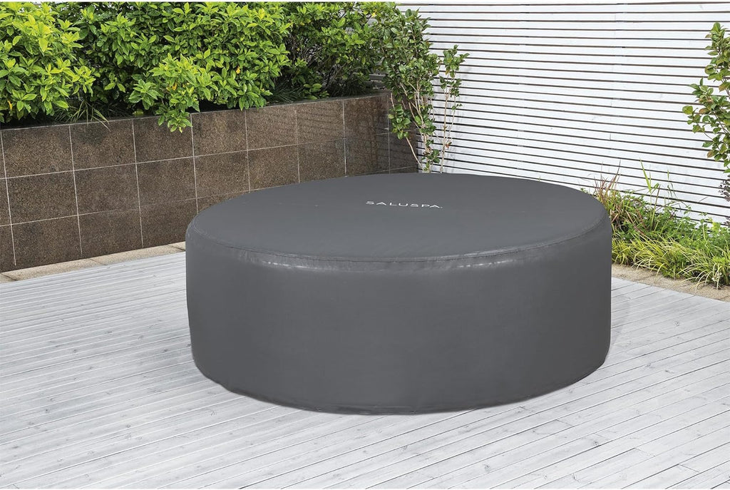 4 to 6 Person Inflatable Hot Tub with 140 AirJets and Insulated Cover L751031