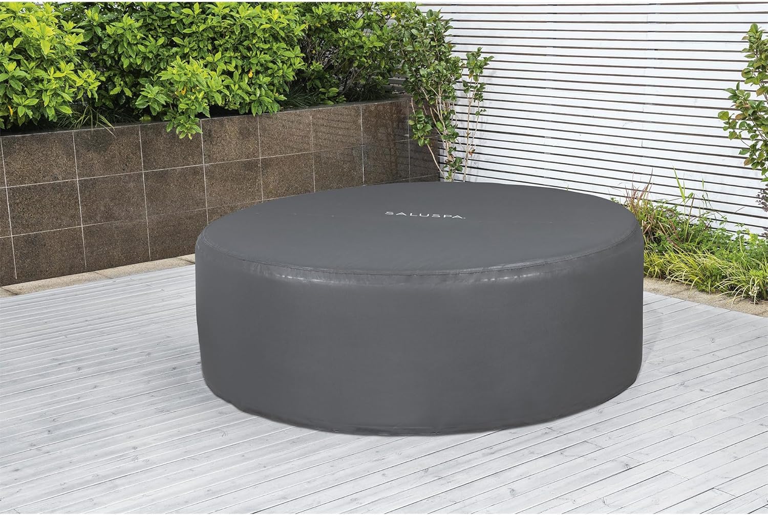 4 to 6 Person Inflatable Hot Tub with 140 AirJets and Insulated Cover L751031