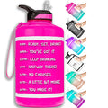 64 oz BPA Free Reusable Water Bottle with Straw and Handle A36869