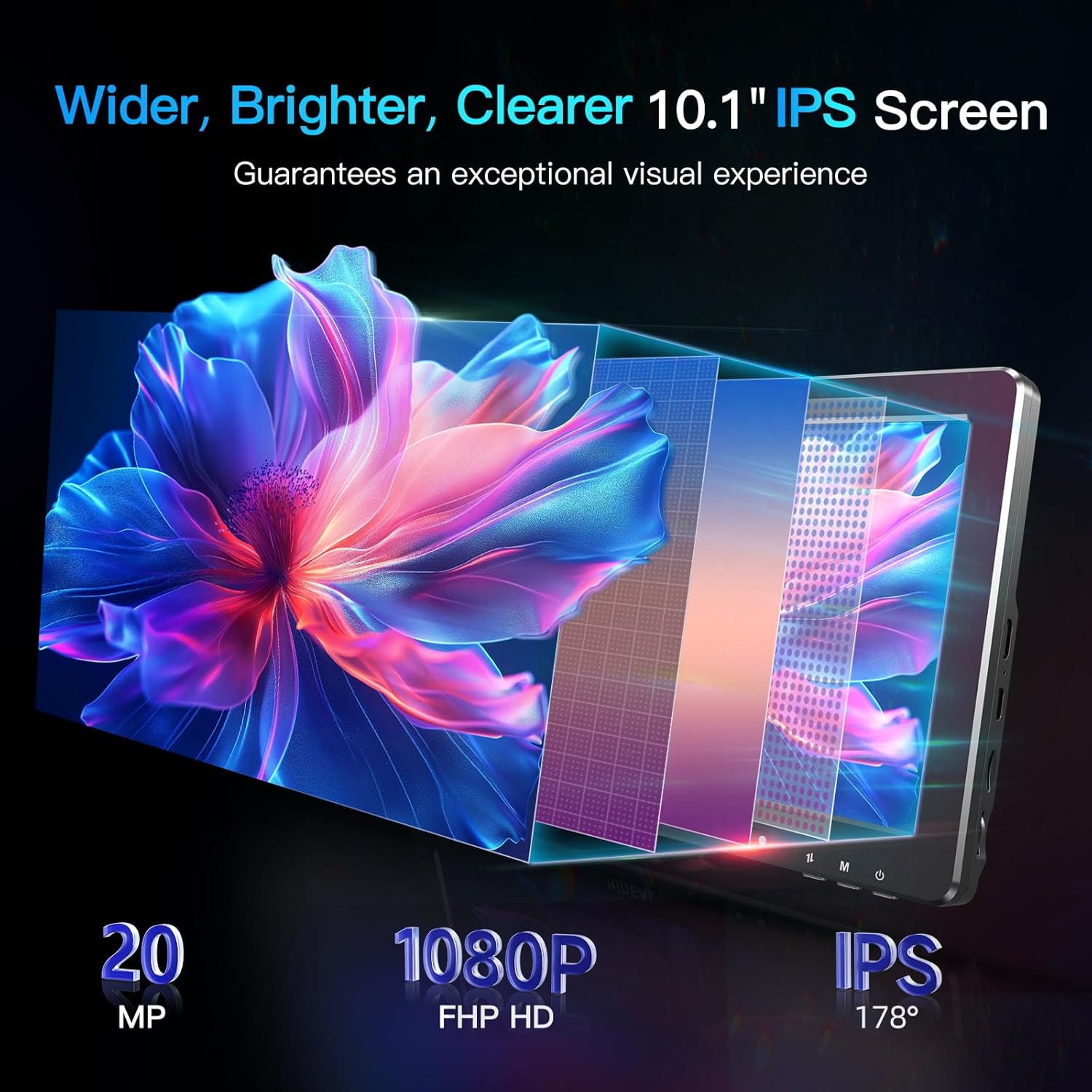 HDMI Digital Microscope 1500X HD IPS Screen 20MP Coin Microscope Magnifier with Light A30009