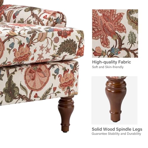 Accent Chair with Wood Legs and Removable Cushion G21973