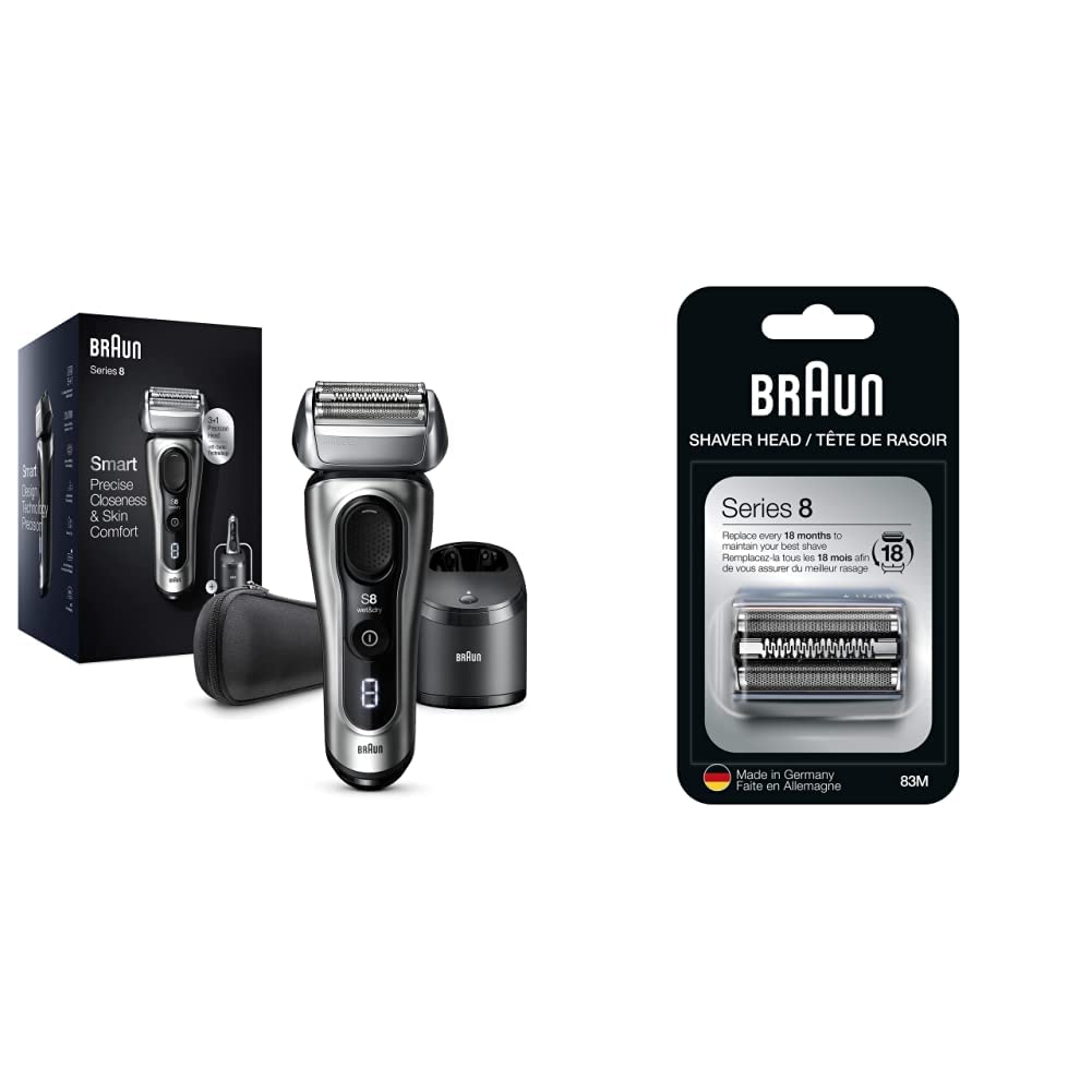 Series 7 Electric Shaver with Precision Trimmer, Foil Shaver, Clean & Charge Station and Travel Case B1387