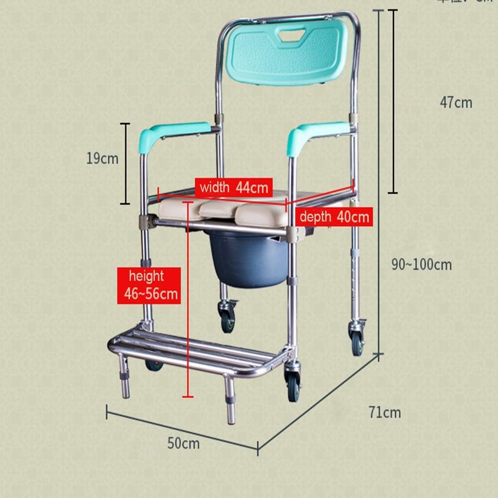 Folding Toilet Seat with Handles and Bucket A487655