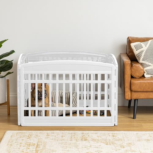 8-Panel 24" Black Dog Playpen C8514