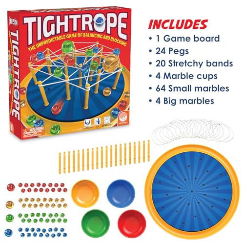 Tightrope Strategy Board Game, 2-4 Players, 20 Min Play Time Q595014