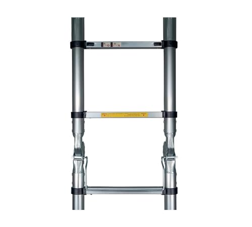 16.5' Telescoping Aluminum Folding Ladder with Carry Handle N17036