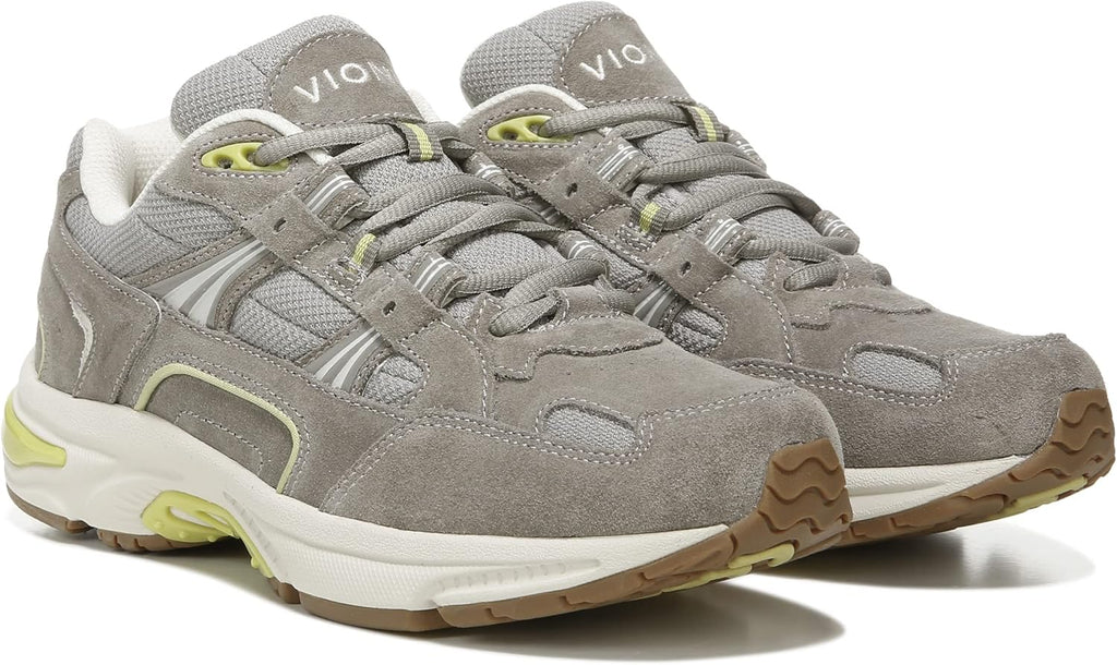 Women’s Classic Walker Comfort Sneaker Stone Suede 5 Medium V487194