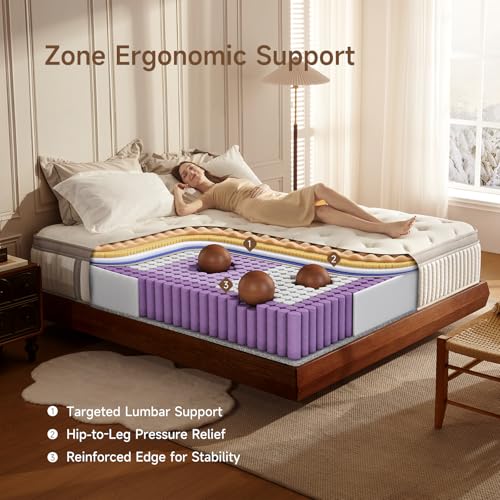 12 inch Queen Cooling Gel Memory Foam Hybrid Mattress Z30241