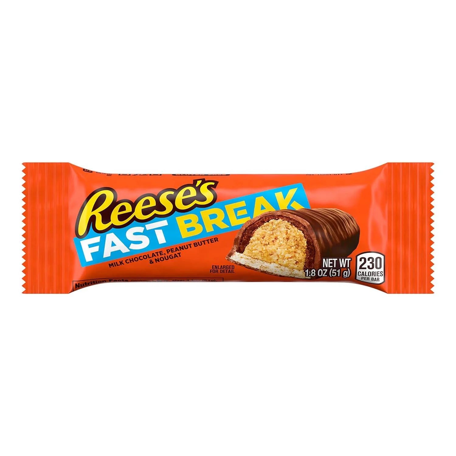 8 Pack 1.8 oz Peanut Butter Nougat Candy Bars T563305