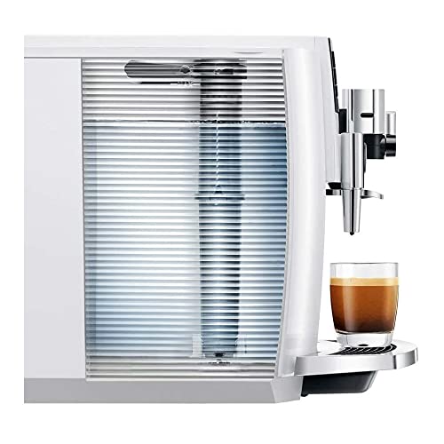 Piano White Automatic Espresso Machine with Glass Milk Container L866969