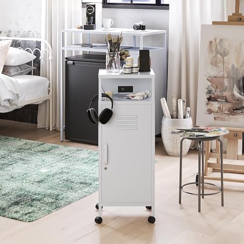 Hunter Green Metal Mobile Storage Cart A7718
