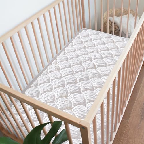 52" x 27.6" x 5" 100% Knitted Fabric Crib Mattress W304097