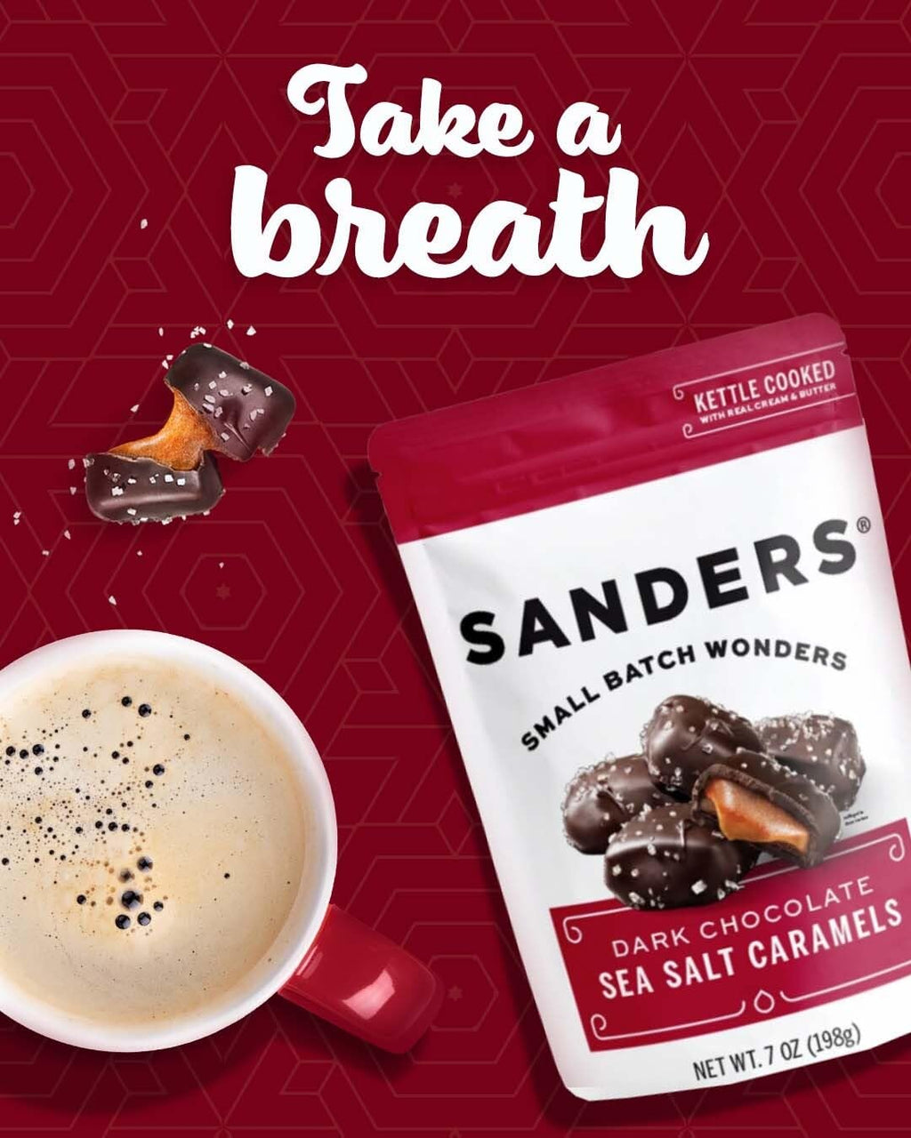 Dark Chocolate Sea Salt Caramels 3-Pack (3 x 7 oz. pouch) A5955