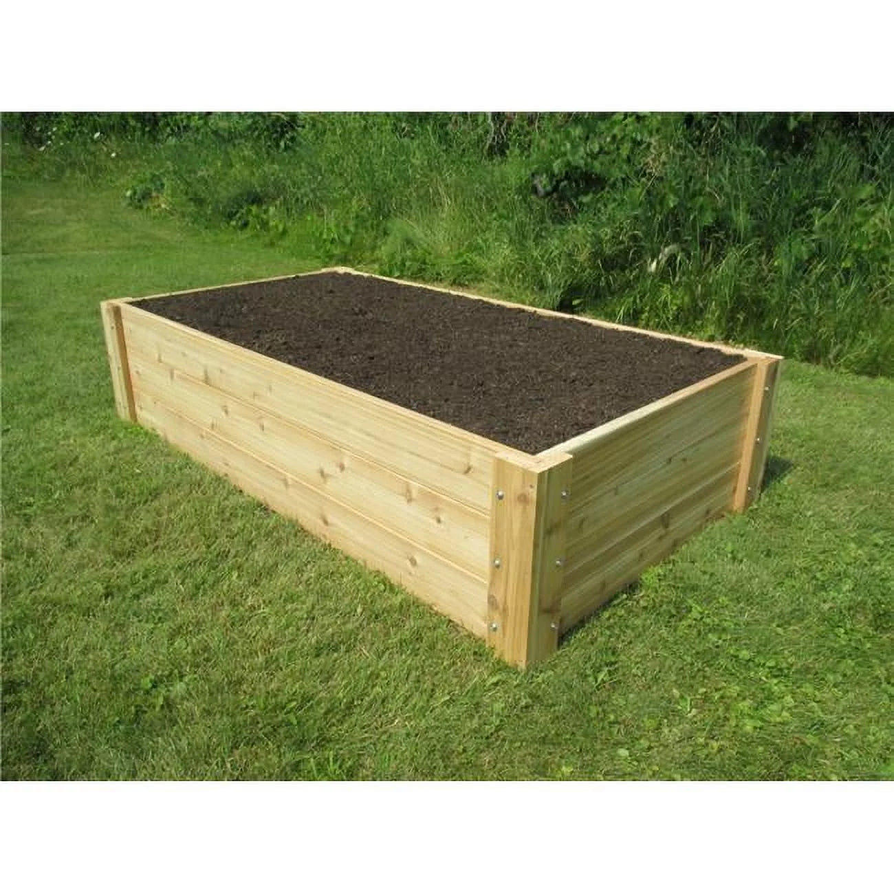 3 x 6 ft. Natural Cedar Raised Bed Garden Kit L798513
