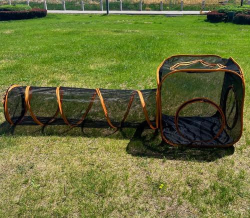 Large Cat Tent Outdoor with Tunnel V7095